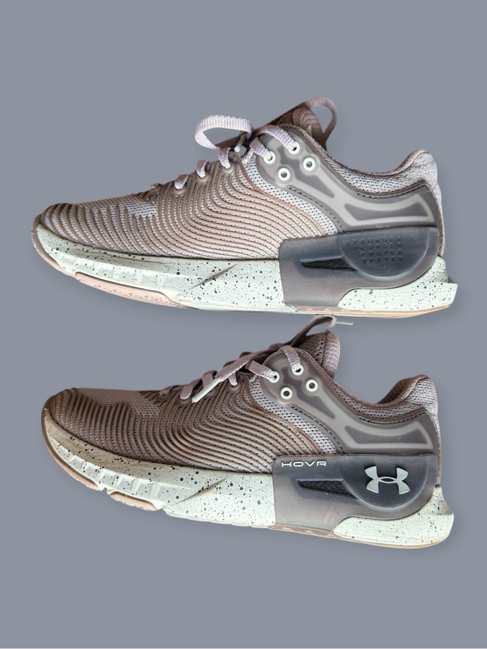 Under Armour Women’s Running Sneakers in Taupe and Ivory - Picture 6 of 11